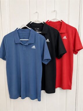3 Adidas Polo Bundle